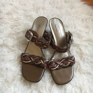 Brighton “Fiji” braided sandals multicolor sz7.5